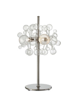 Eisha Crystal Finish Iron Body Luxury Standing Table Lamps