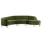 Elise Modern Green 5 Seater Sofas