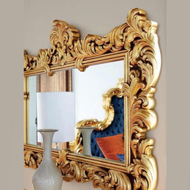 Kaylee Golden Luxury Wooden Mirrors