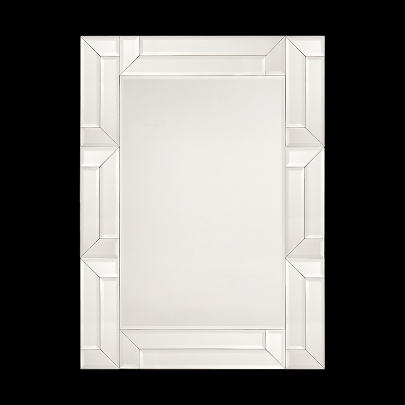 Sara Rectangular White Mirror