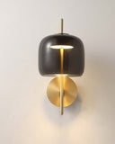 Praha luxury Golden and black Wall Light