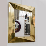 Javari Gold Finish Rectangular Mirror