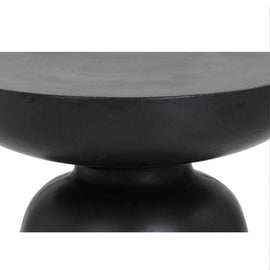 Elijah Round Black Side Tables