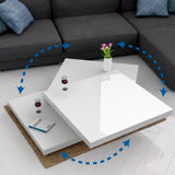 Mariana White 3 Layer  Modern Coffee Tables