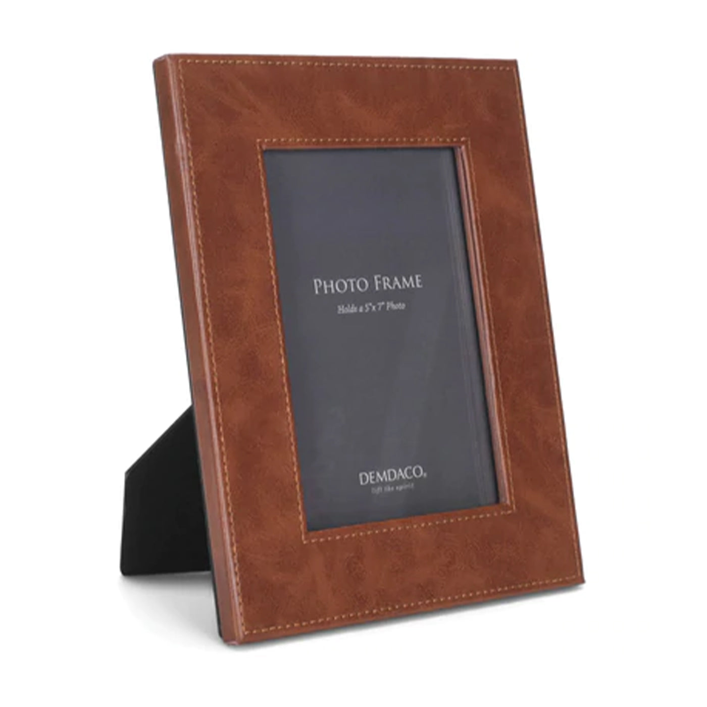 Black Brown Leather Photo Frames