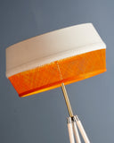 Hereto Orange Round Modern Table Lamps