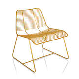 Hazel Golden Metal Chair