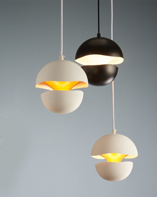 Amiss Modern White Metal Hanging Lights