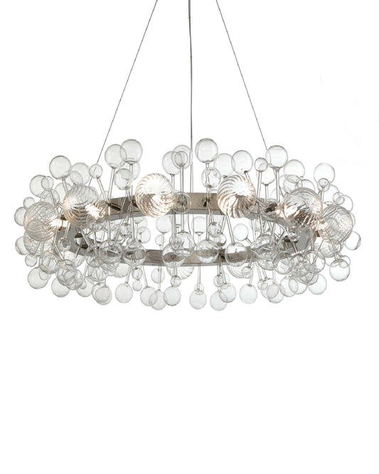 Due set of 2 luxury Crystal finish Hanging Light