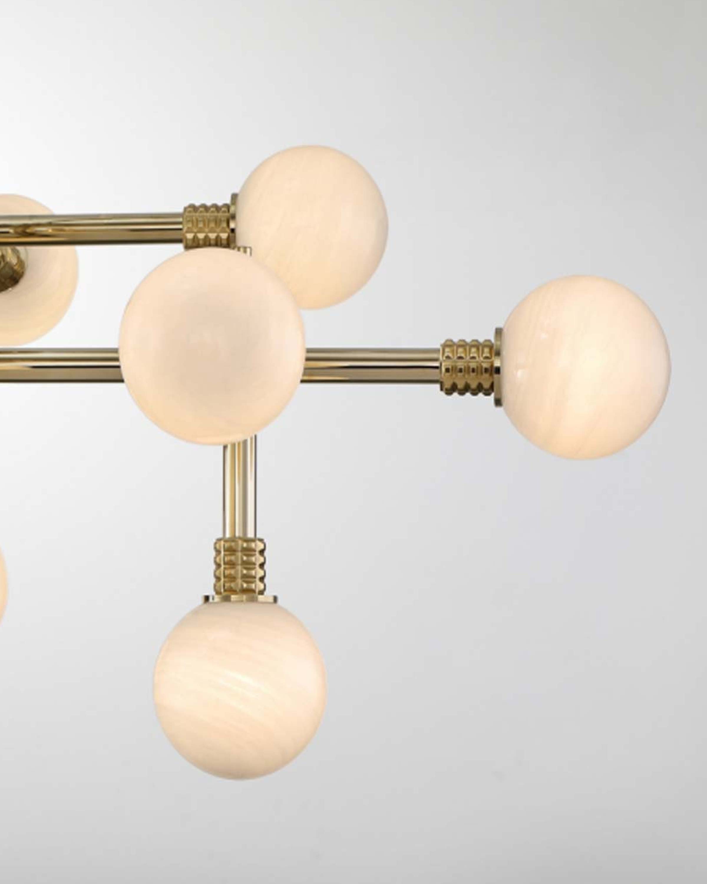 Amvis Modern Hanging Lights With Bronzish Metal Finishing