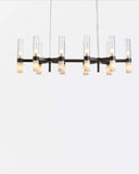 Falak Golden And Black Crystal Hanging Lights