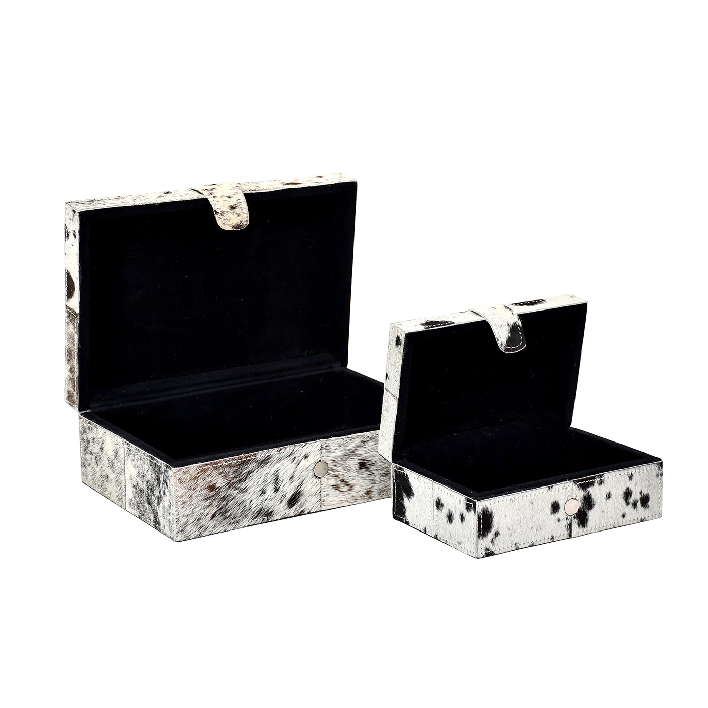 Hon'ble White an Black Luxury Leather Boxes