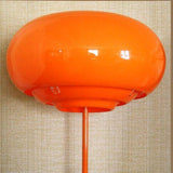 Loyalty Orange Ikea Lykan lamp, Orange glass mushroom kids study lamps