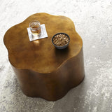 Noah Round Golden Side Tables