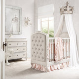 Zoya White Modern Nursery Kids Beds