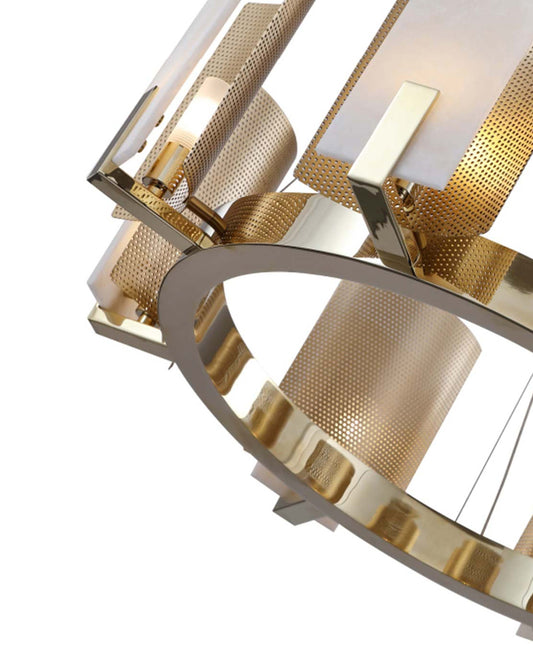 Aparna Luxury Metal Hanging Lights With Golden Finish