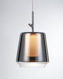 Yamato luxury black crystal wall light with pendant