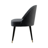 Afrivan Modern Black Dining Chairs