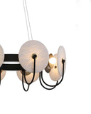 Charitably Luxury Modern Hanging Lights With Golden Finish