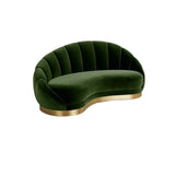 Nicholas Luxury Green Classic 3 Seater Sofas