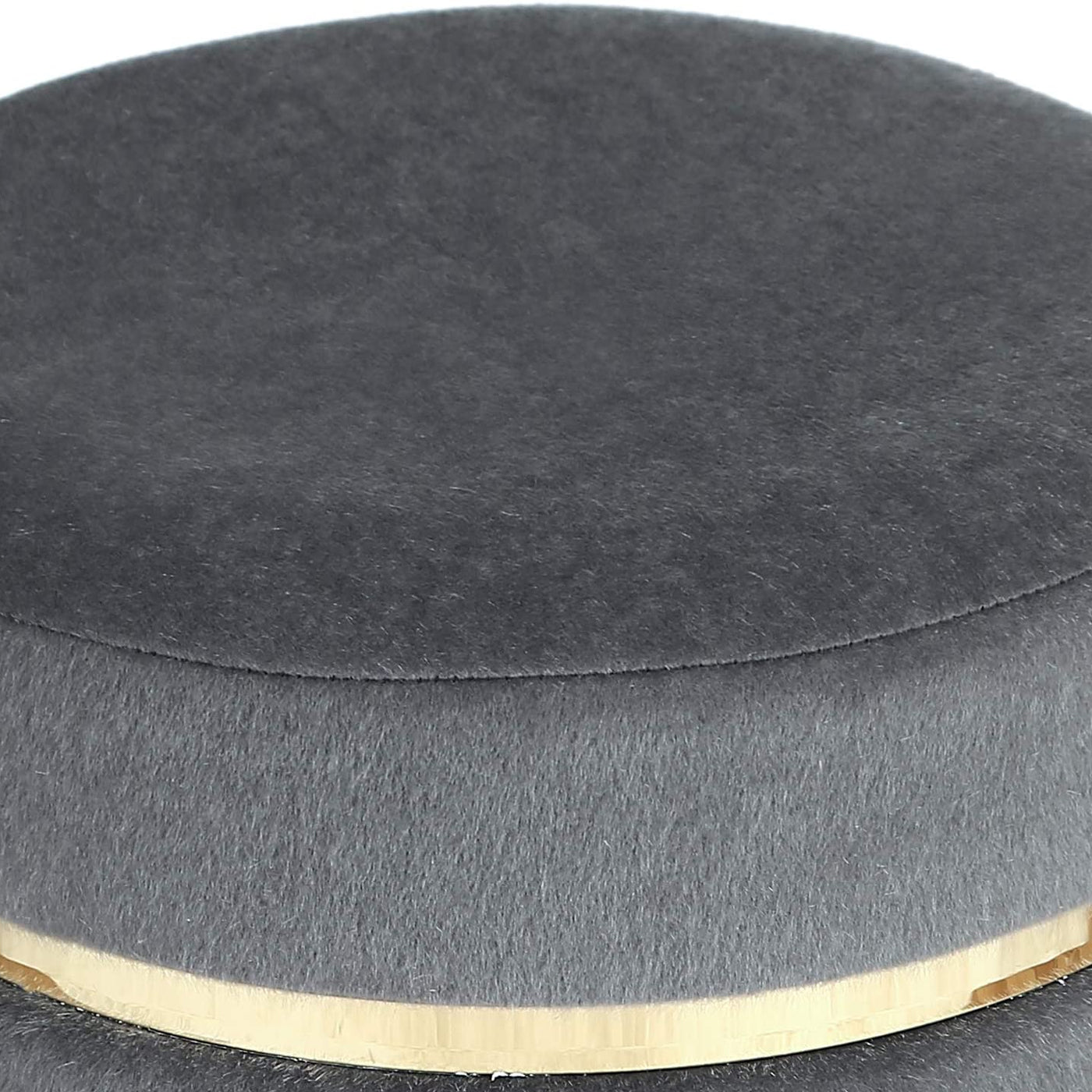 Graco Golden Metal Black Ottomans Pouffes