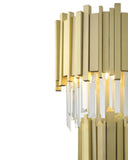 Jizya Luxury Golden And Crystal 4 Layers Chandeliers