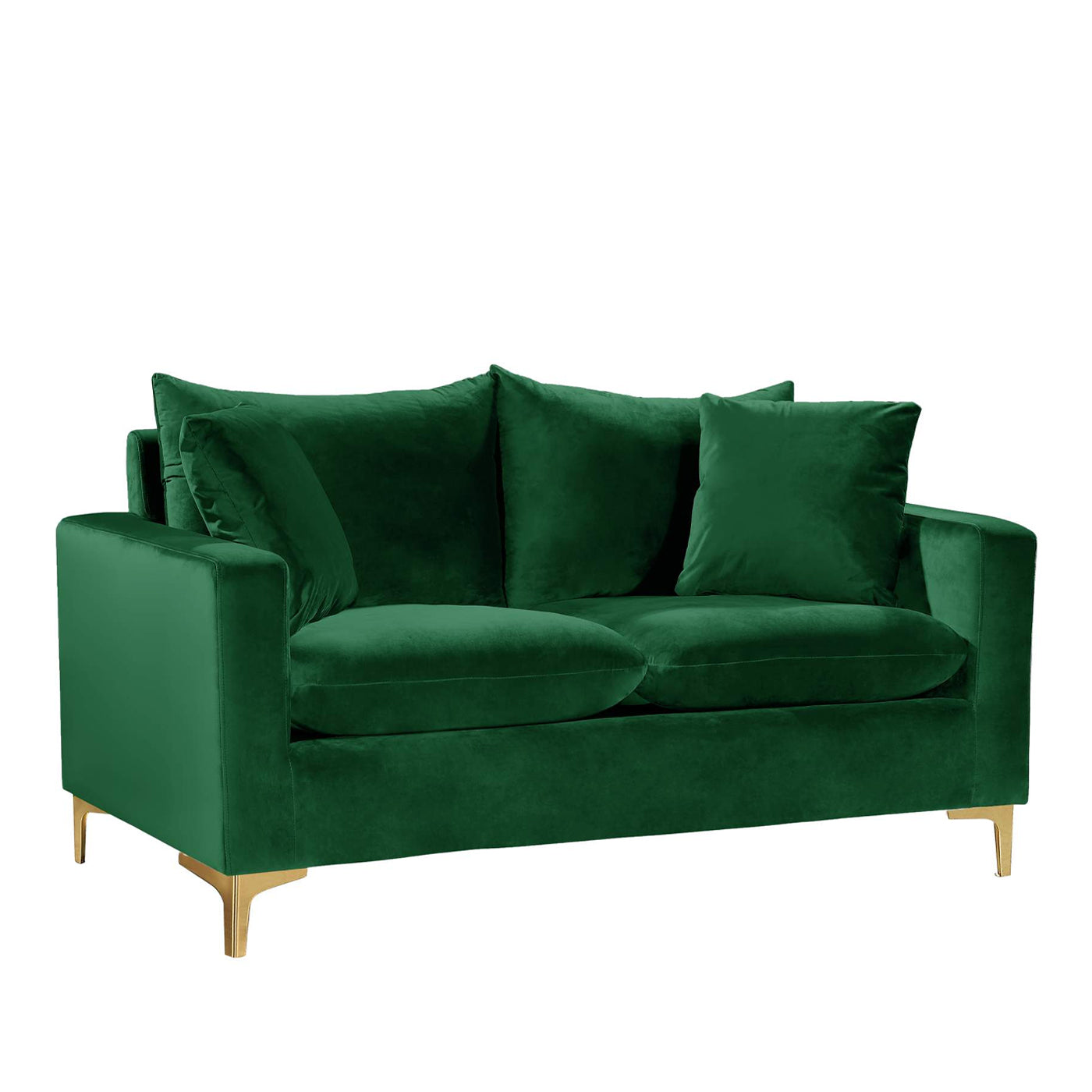 Doro Modern Green Luxury 2 Seater Sofas