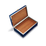 Karson blue modern boxes set of 2