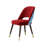 Brandon Wine Red Upholstered Dining Chairs