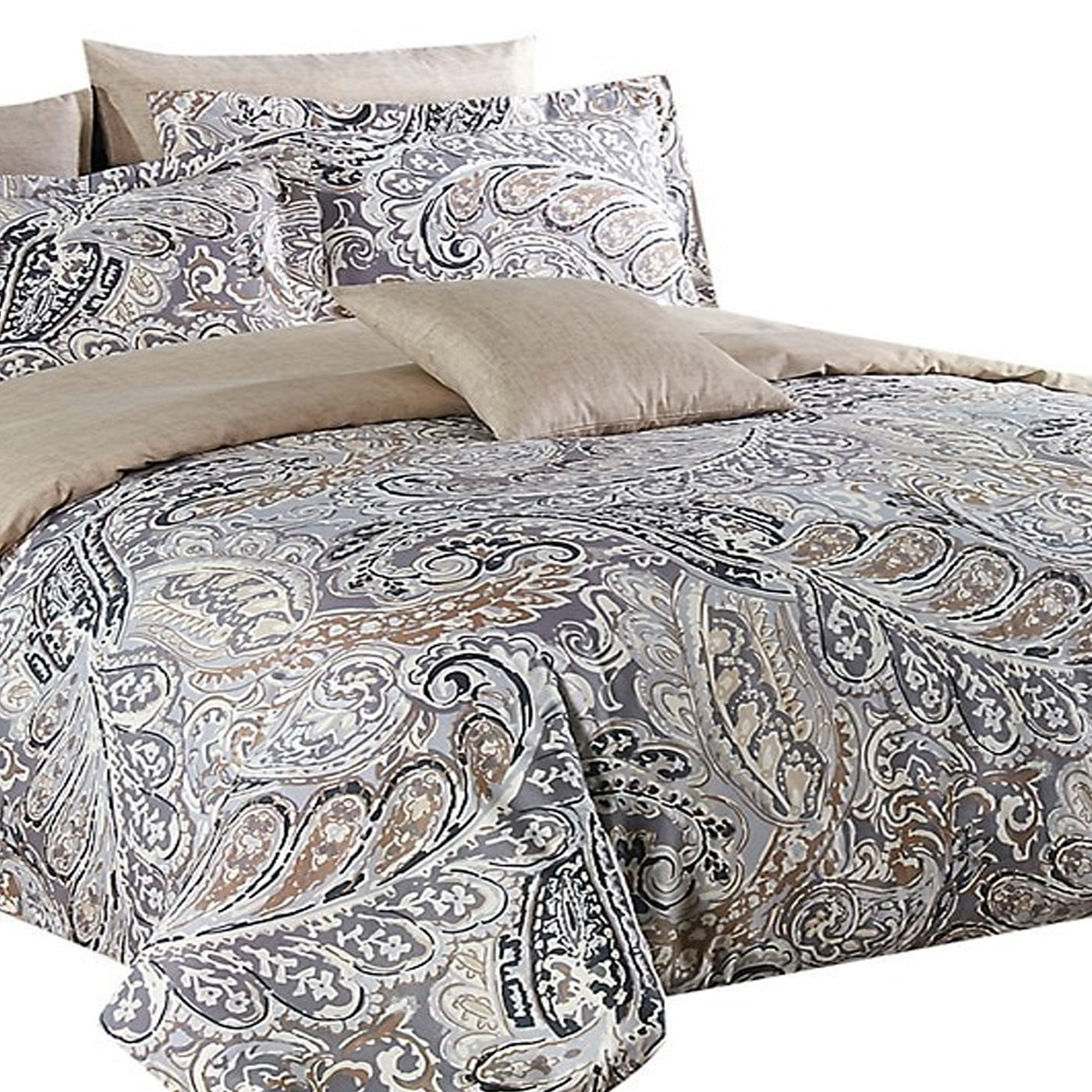 Ardith Paisley Bed Sheets with pillows cover