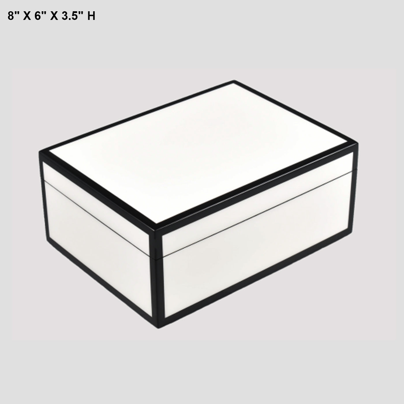 June white card board boxes