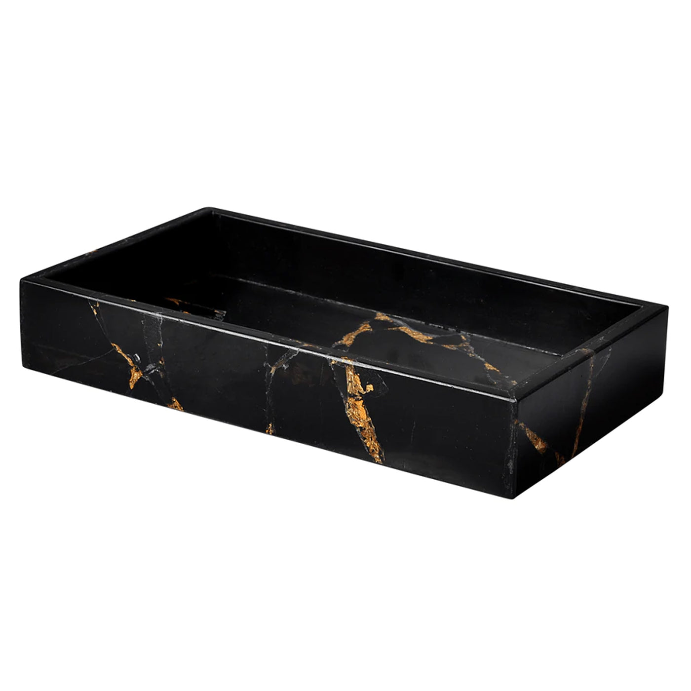 Black Marble Bathroom Set