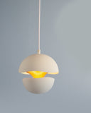 Amiss Modern White Metal Hanging Lights