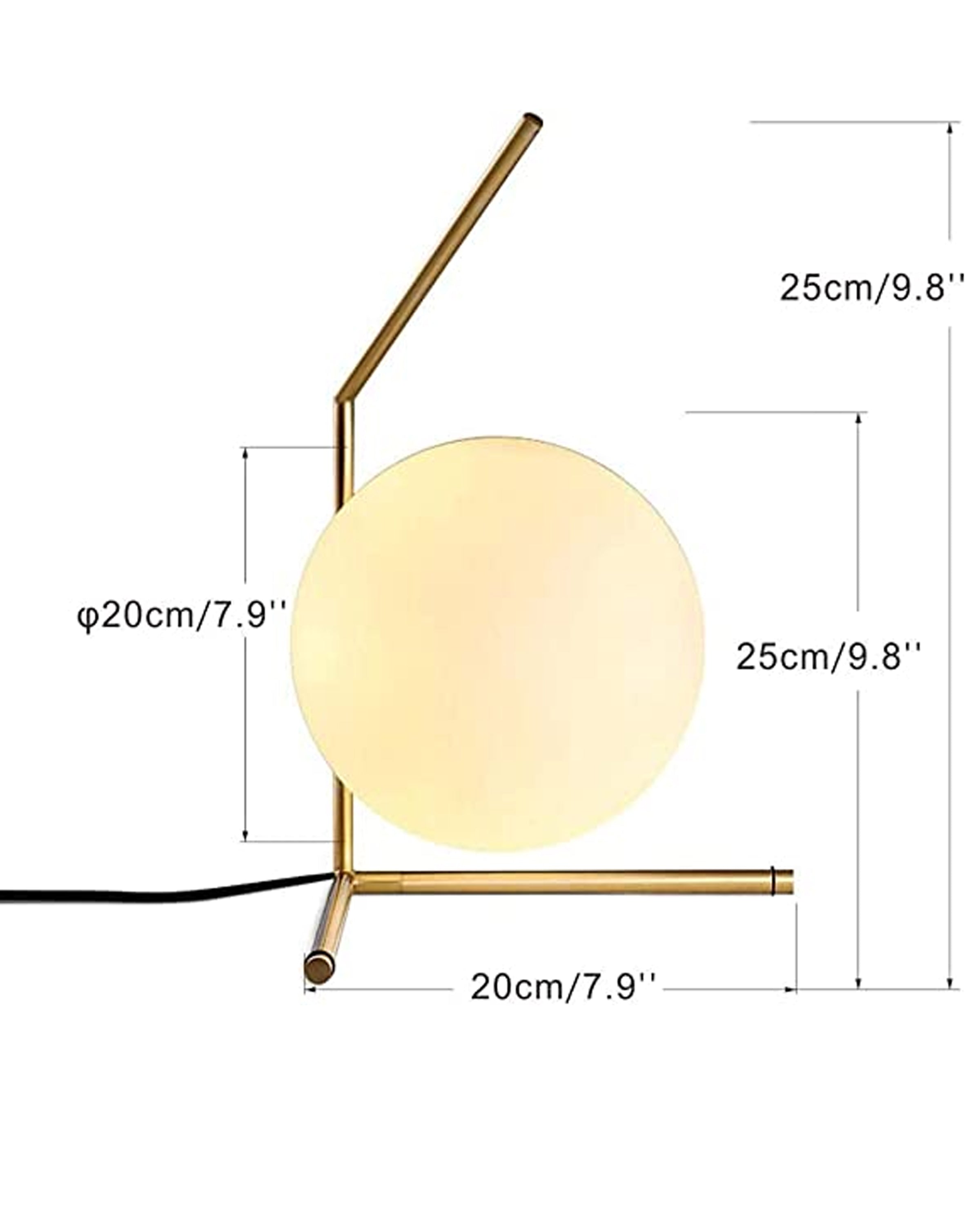 Suki Round Modern Table Lamps