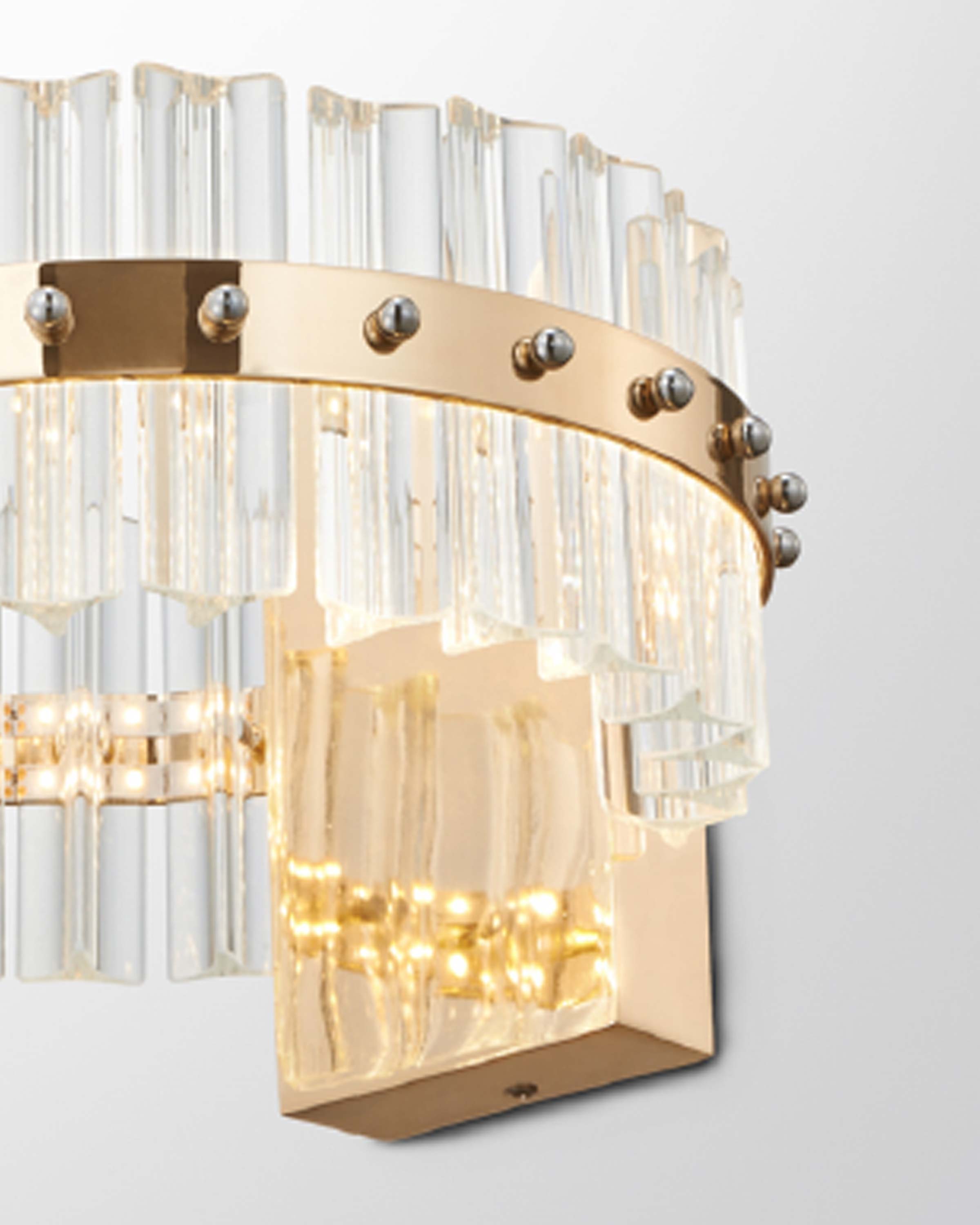 Merhi Luxury Modern Hanging Lights with Crystal Finish