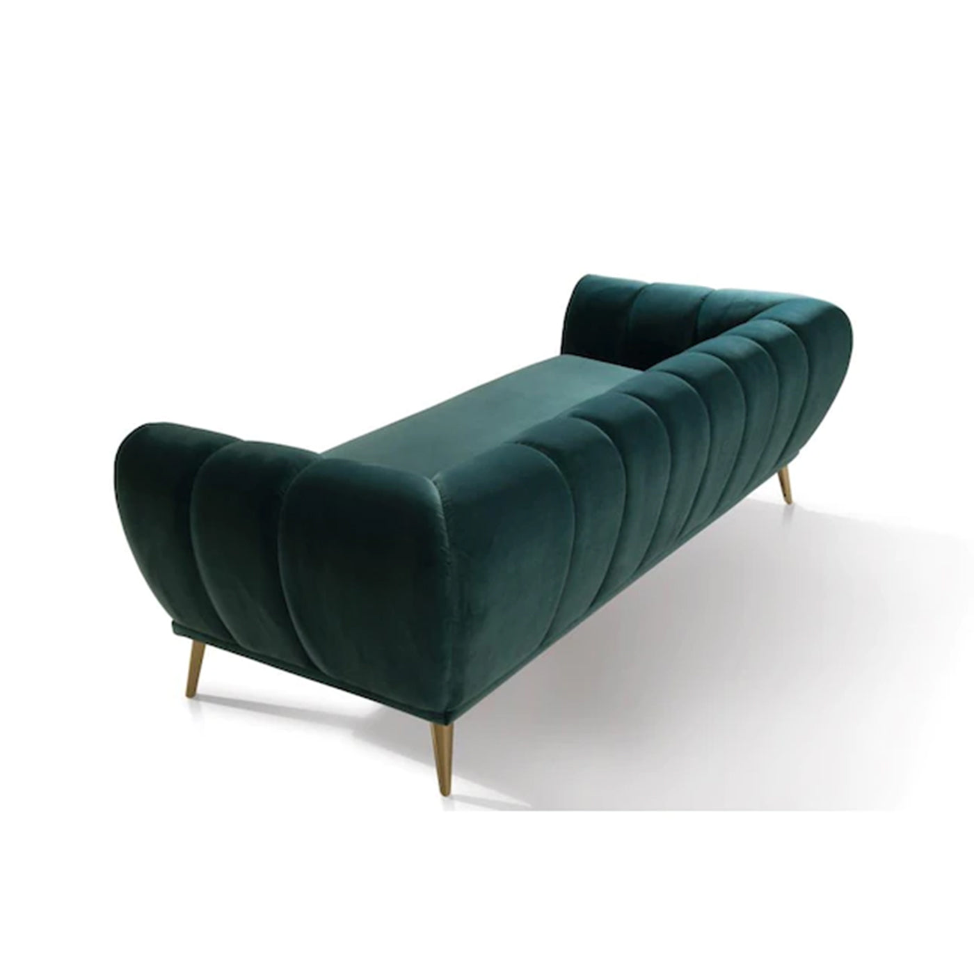 Comer Teal Green Upholstered Modern 3 Seater Sofas