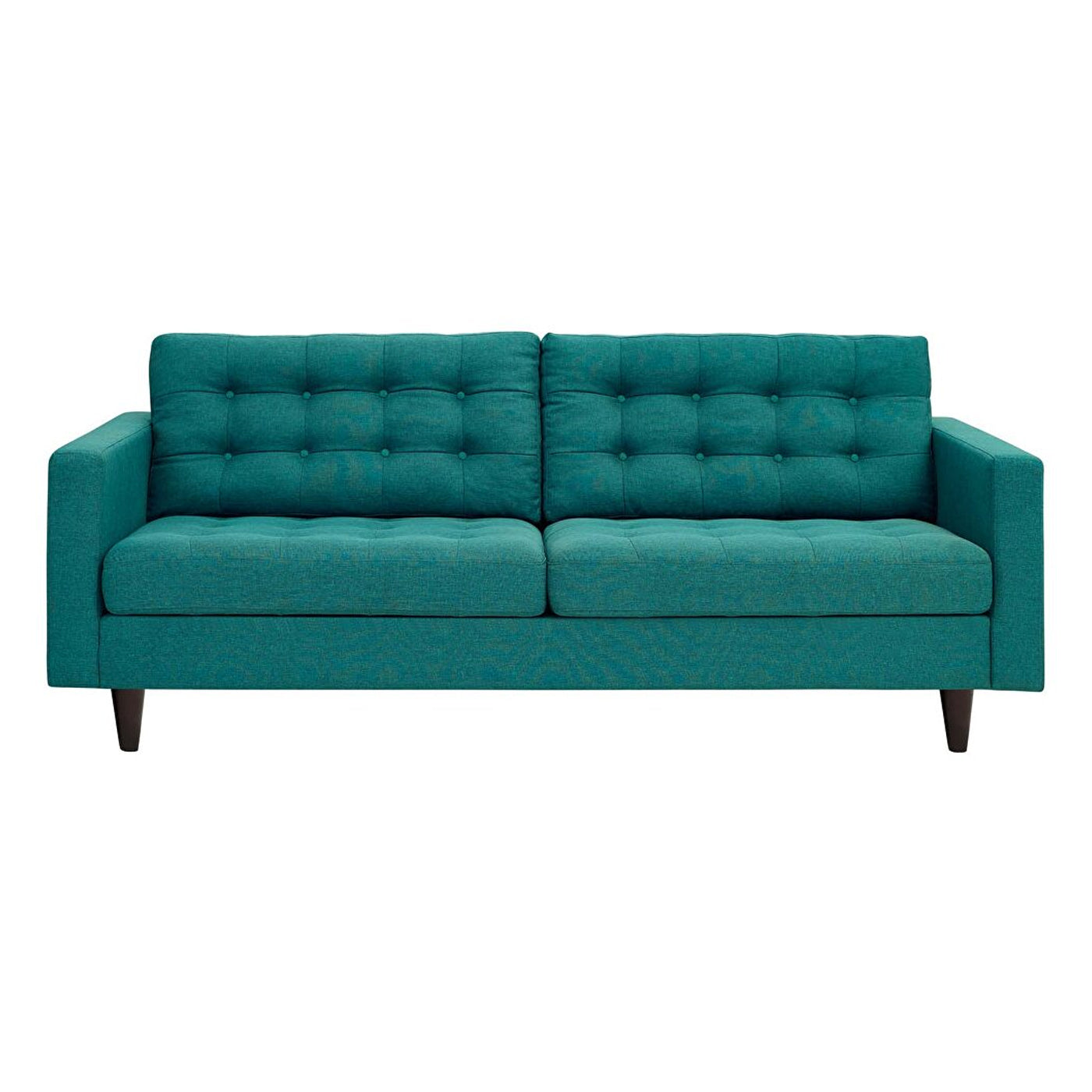 Dyane Quilted Sky Blue Luxury 2 Seater Sofas