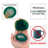 may Green Agate Hand  Rounded Coasters For  house worming Gift