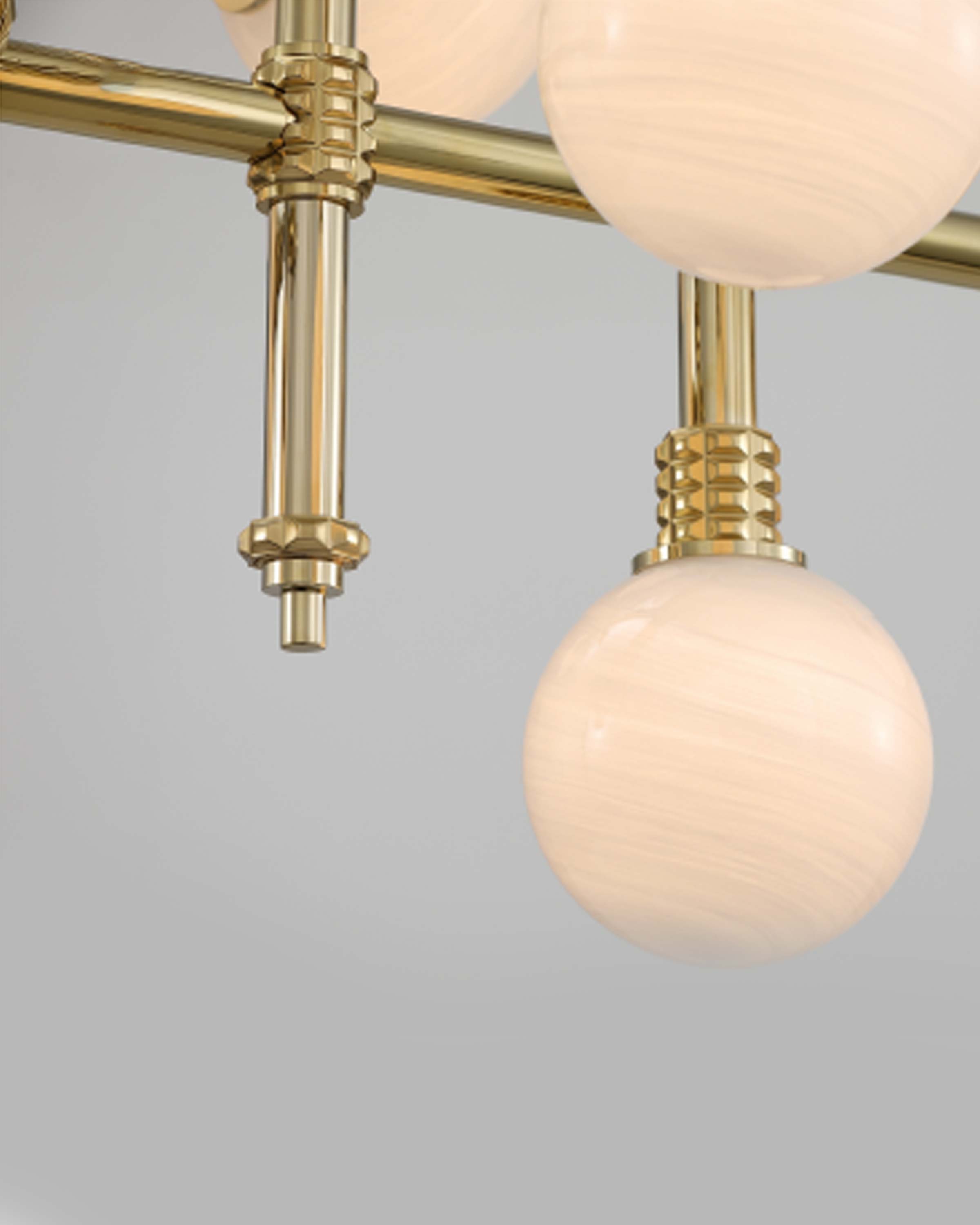 Amvis Modern Hanging Lights With Bronzish Metal Finishing