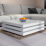 Mariana White 3 Layer  Modern Coffee Tables