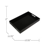 Julianna Luxury Pitch Black Tray