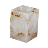 Gemstone Rock Crystal Bathroom Accessories Set