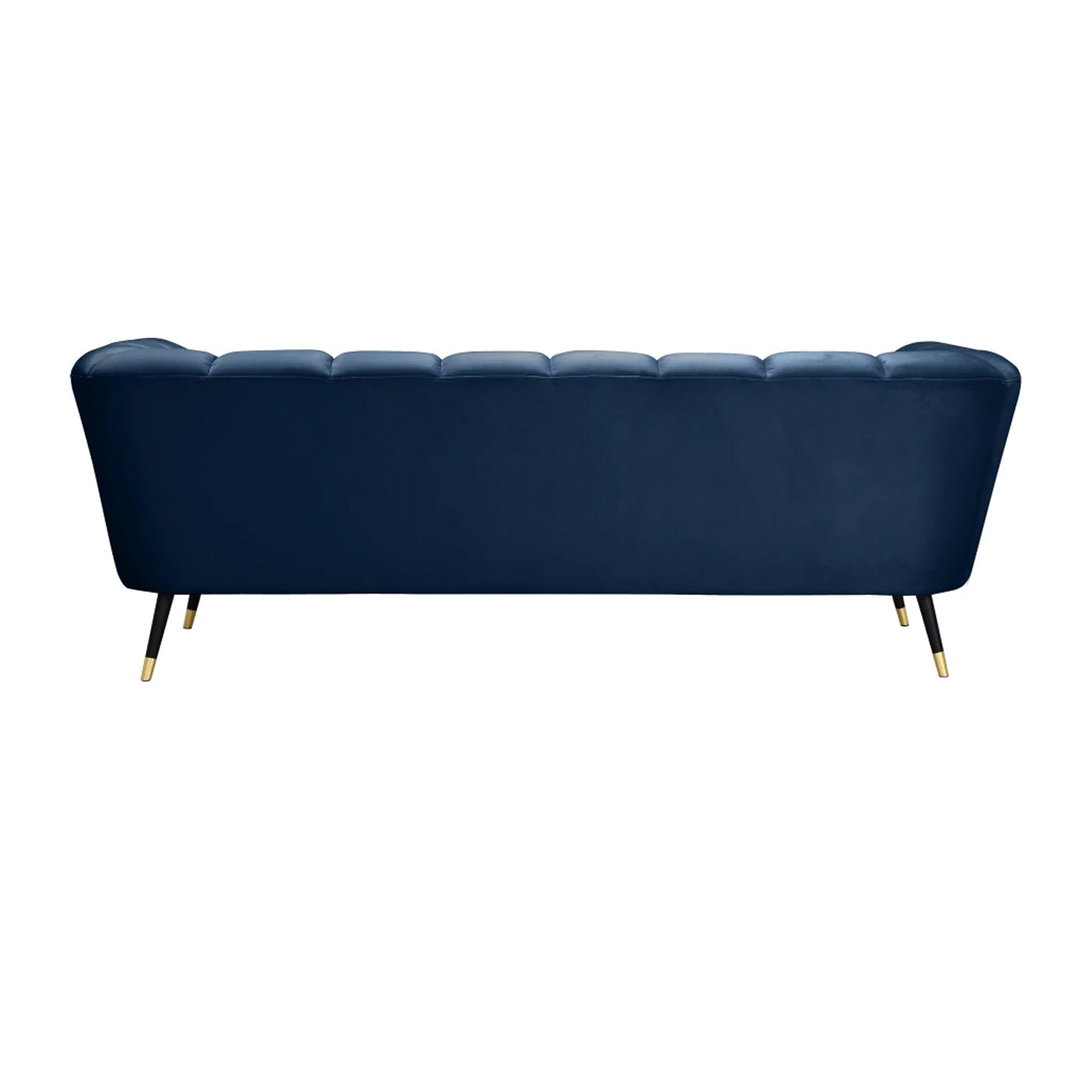 Fonteyn Blue Color Contemporary Three Seater Sofas