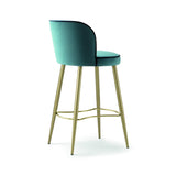 Barrett -Modern Ocean Blue Bar Stools