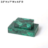 Kendall dark teal green square boxes