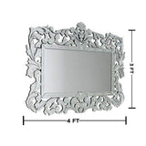 Daisy Rectangular Venetian Mirrors for living room, Bedroom or entryway