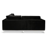 Handhole Modern Black  L Shape Sofas