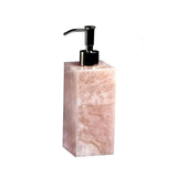 Rose Quartz Agate Handmade Bathroom Decor Set Luxury Bath Set home Decor