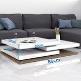 Mariana White 3 Layer  Modern Coffee Tables