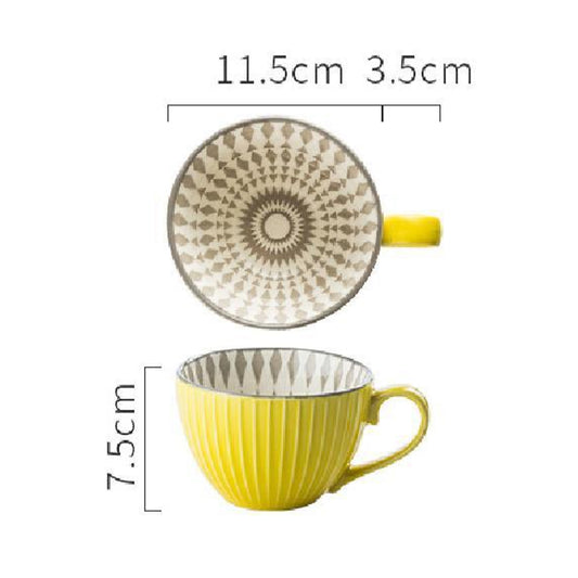 Lydia Yellow Tea Cups